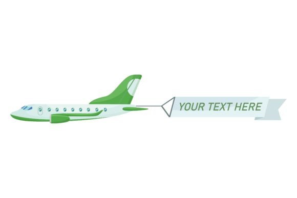 Download Advertisement Concept. Creative Plane Fl - Premium Resources