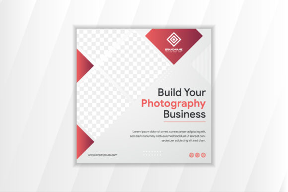 Download Photography Business Square Banner Grey - Banner Collection