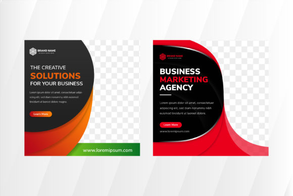 Download Solution Curve Square Banner Background - Banner Collection