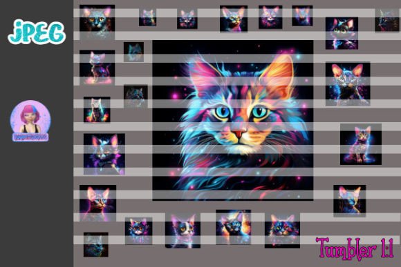 Download Tumbler Cat Illustration - Illustration Collection